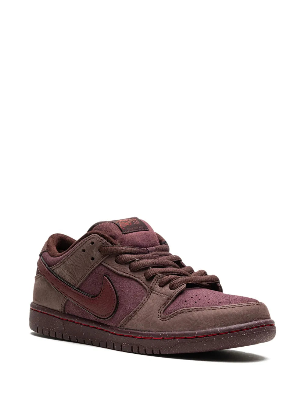 Exclusive Nike Sb Dunk Low City Of Love Sneakers — Red — Size US M 7.5 - US W 9 — Side View