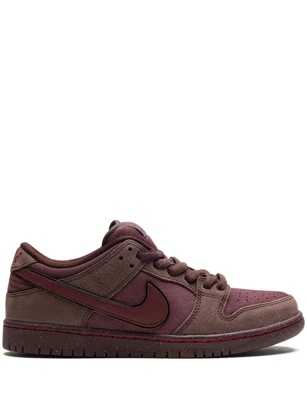 Exclusive Nike Sb Dunk Low City Of Love Sneakers — Red — Size US M 7.5 - US W 9 — Front View