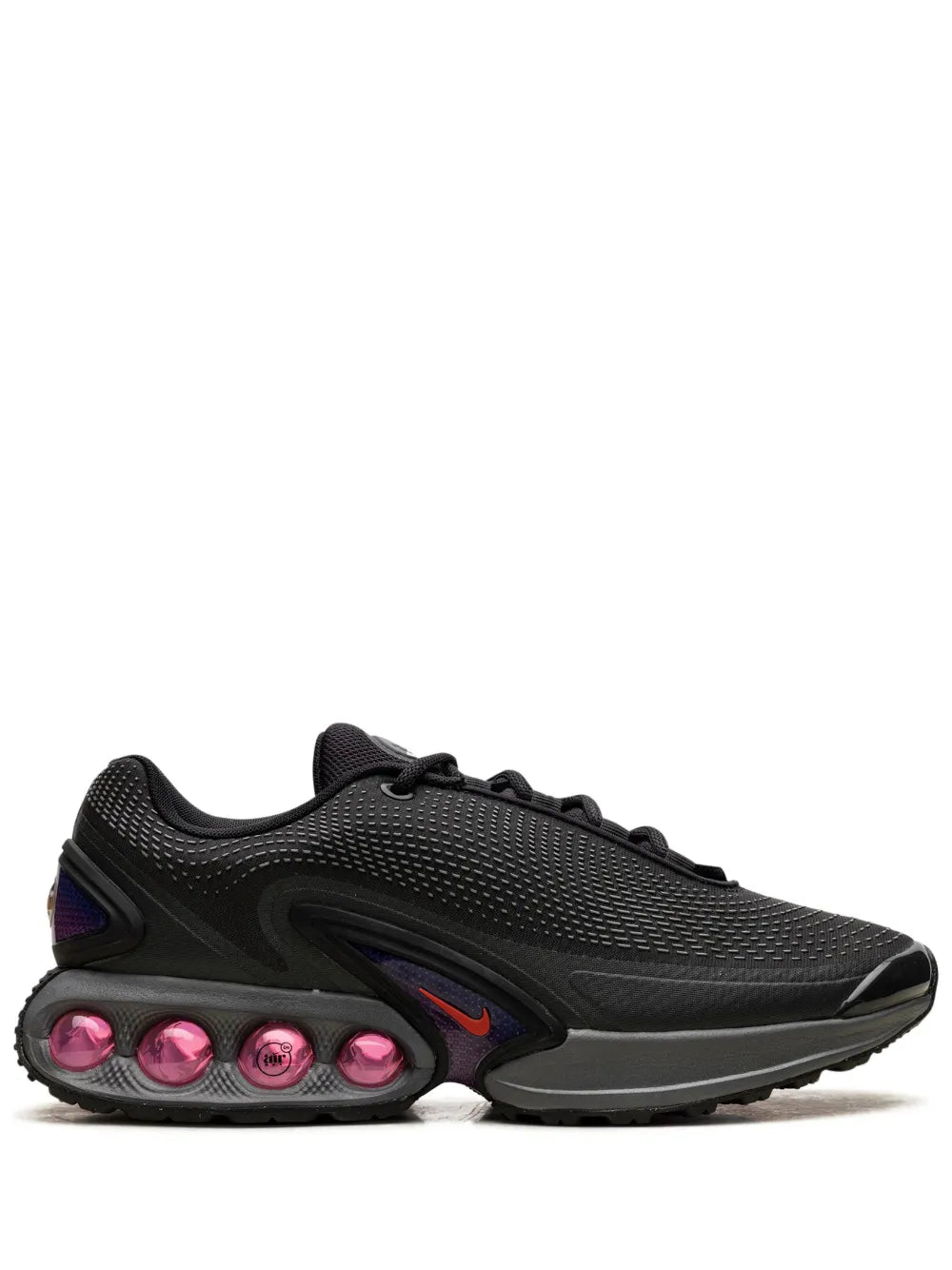 Exclusive Air Max Dn All Night Sneakers — Black — Size US M 7.5 - US W 9 — Front View