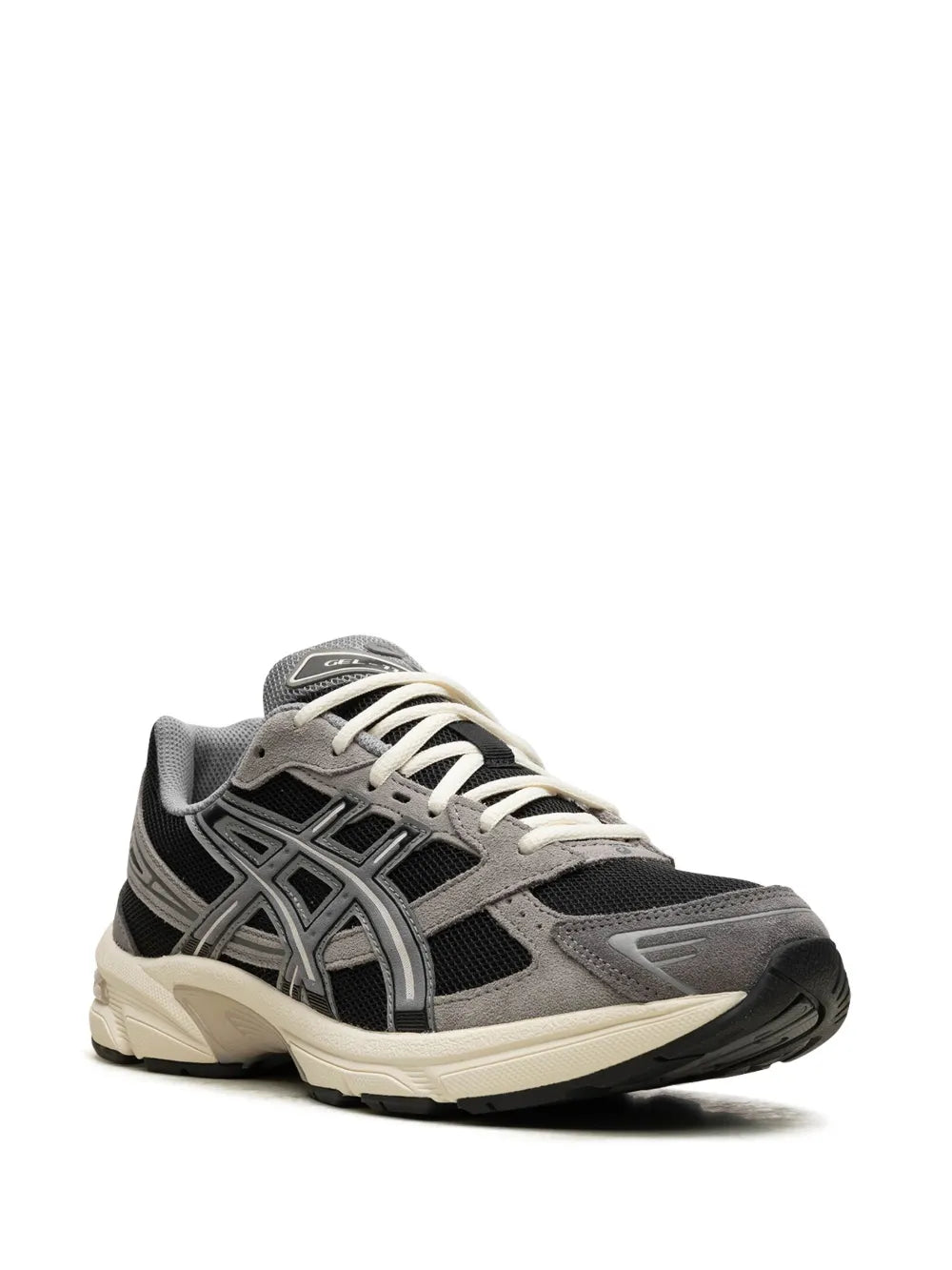 Exclusive Asics Gel 1130 Black/Carbon Sneakers — Black/Grey — Size US M 8.5 - US W 10 — Side View