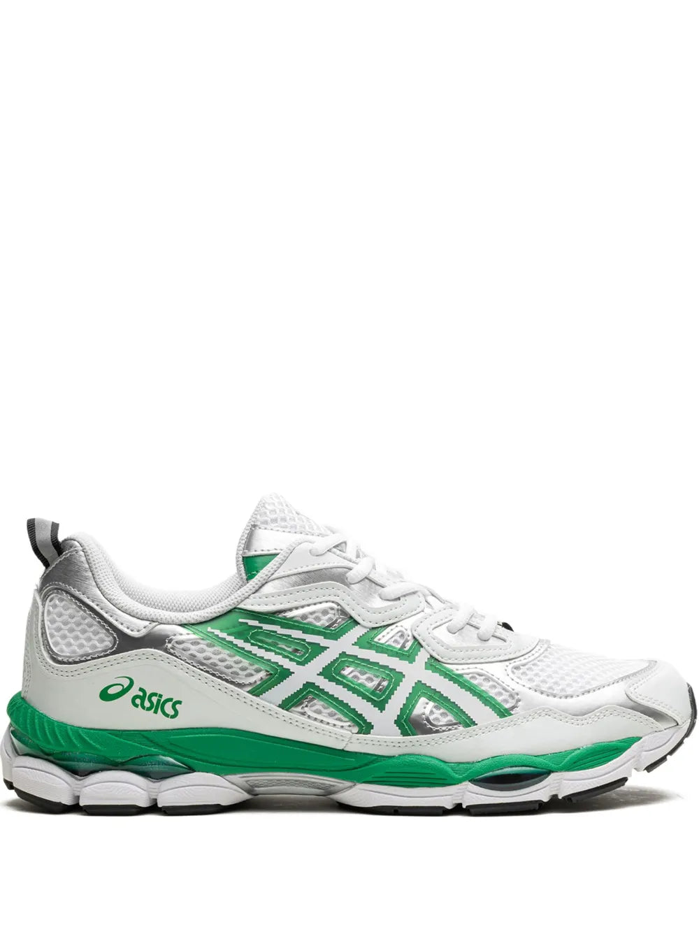 Exclusive Asics X Hidden.Ny Gel-Nyc Special Box Green Sneakers — White/Green — Size US M 11.5 - US W 13 — Front View