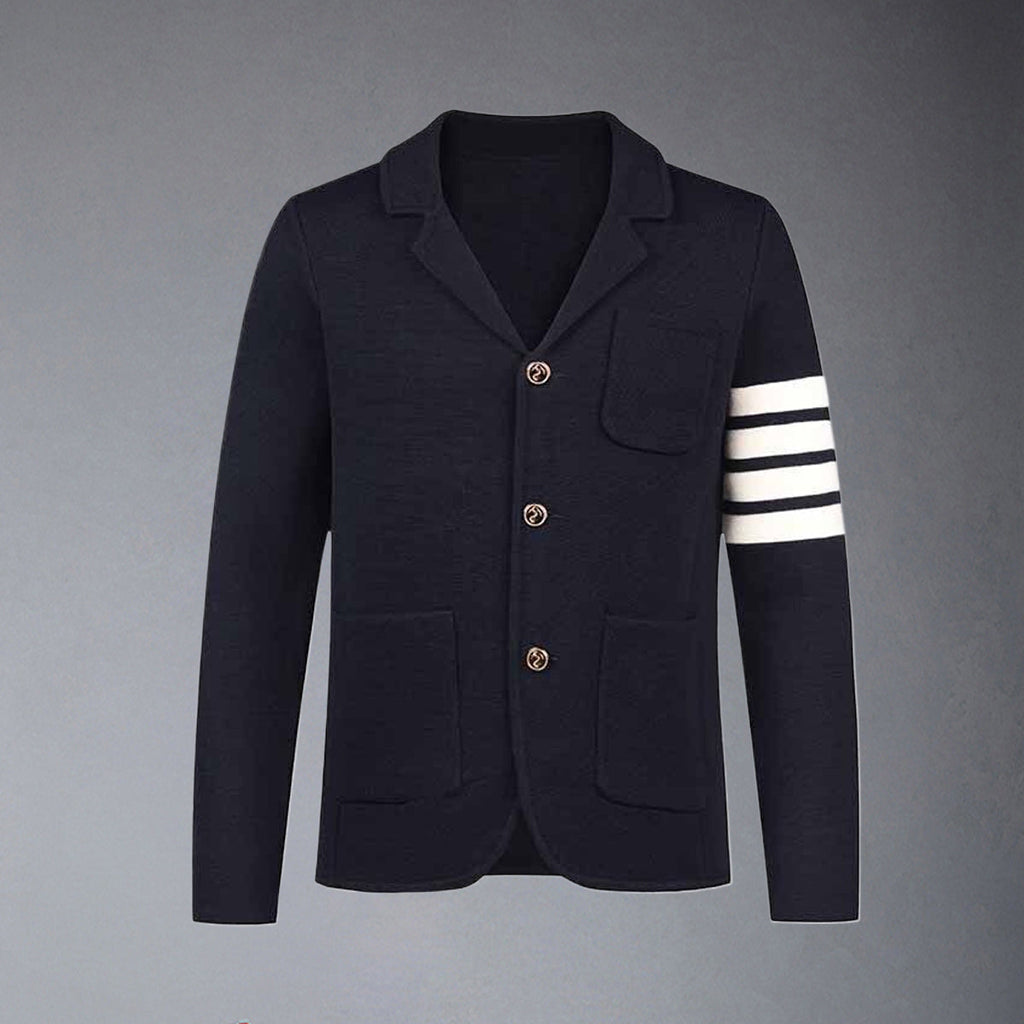Exclusive Thom Browne 4-Bar Single Breasted coat — Gray — Size 1/M — Front View