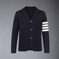 Exclusive Thom Browne 4-Bar Single Breasted coat — Gray — Size 1/M — Front View
