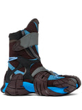Exclusive Camperlab Tormenta High Top Sneakers — Blue-Grey — Size US M 9.5 - US W 11 — Front View