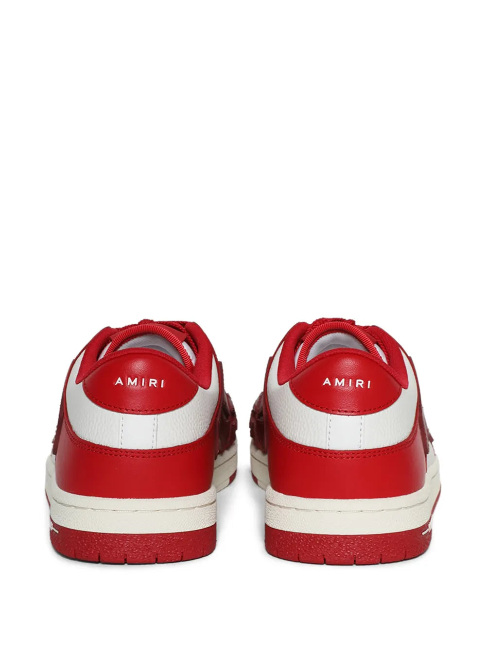 Exclusive Amiri Skel Sneakers — Ksbright Red — Size US M 10 - US W 11.5 — Back View