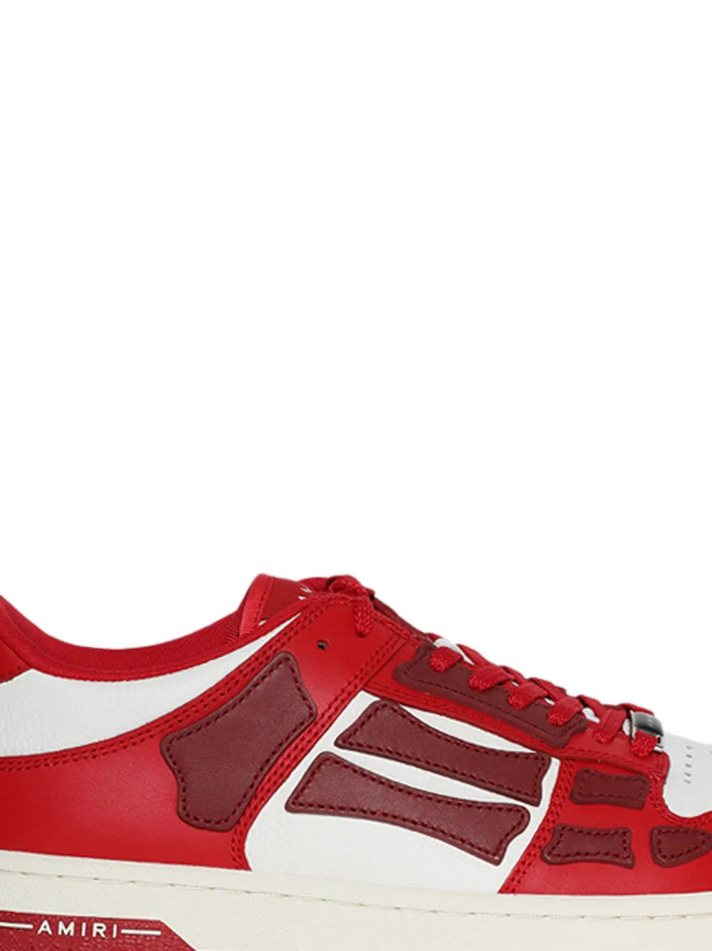 Exclusive Amiri Skel Sneakers — Ksbright Red — Size US M 10 - US W 11.5 — Side View
