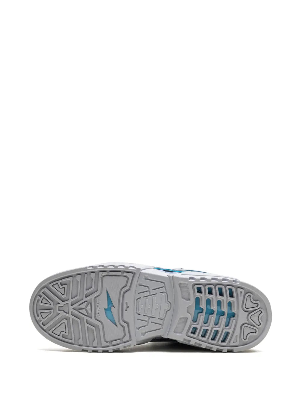 Exclusive Nike X Rtfkt Dunk Genesis Low Og (Edition Of 6841) Sneakers — Light Grey/Blue — Size US M 11.5 - US W 13 — Top View