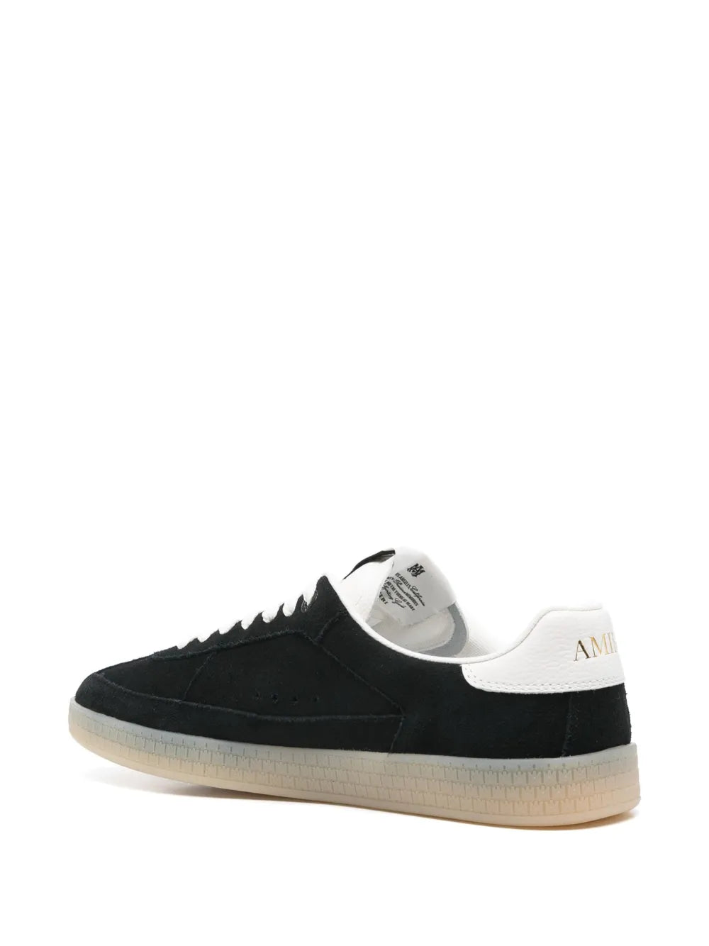 Exclusive Amiri Pacific Sneakers — Black — Size US M 11 - US W 12.5 — Back View