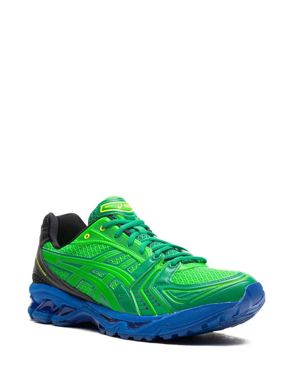 Exclusive Asics X Field Trip Recordings Gel-Kayano 14 Sneakers — Green/Royal Blue — Size US M 11.5 - US W 13 — Side View
