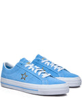 Exclusive Converse One Star Pro Sneakers — Splash Blue — Size US M 6 - US W 7.5 — Front View