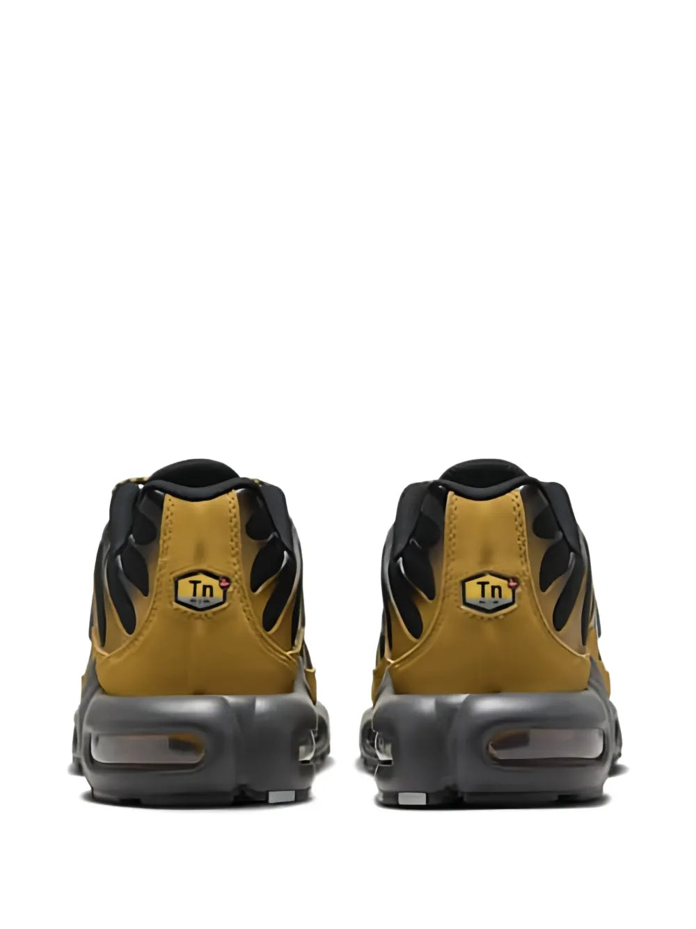 Exclusive Air Max Plus Black Sneakers — Black — Size US M 3.5 - US W 5 — Back View