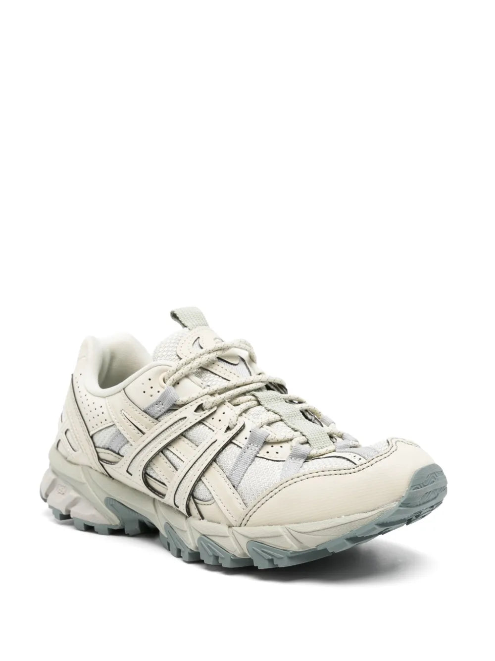 Exclusive Asics Gel-Sonoma 15-50 Sneakers — Grey/Green — Size US M 8 - US W 9.5 — Side View