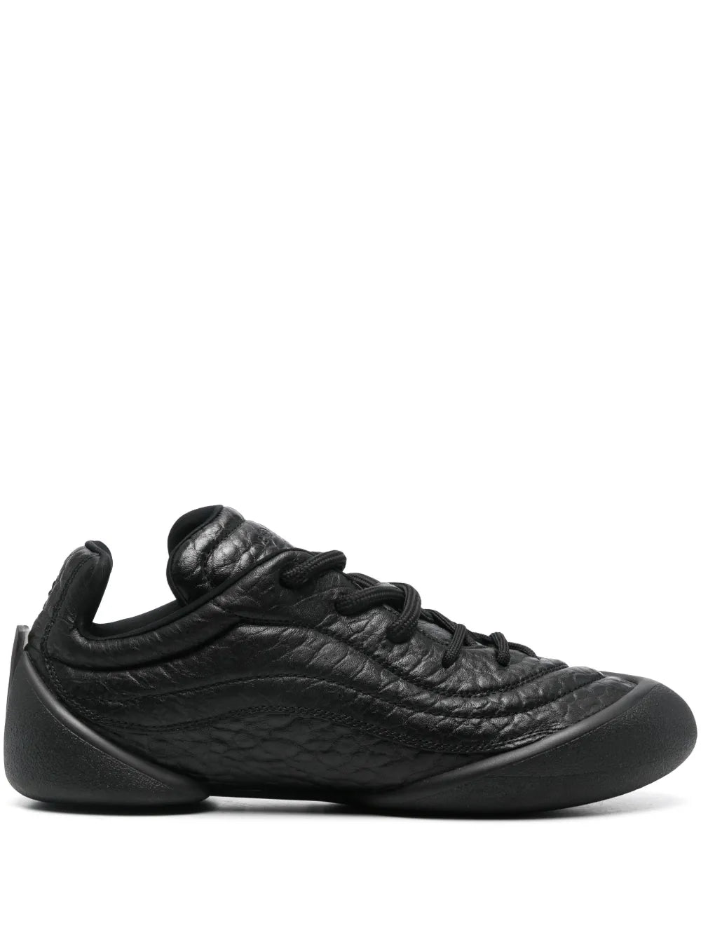 Exclusive Alexander Mcqueen Flexion Trainers — Black — Size US M 4 - US W 5.5 — Front View