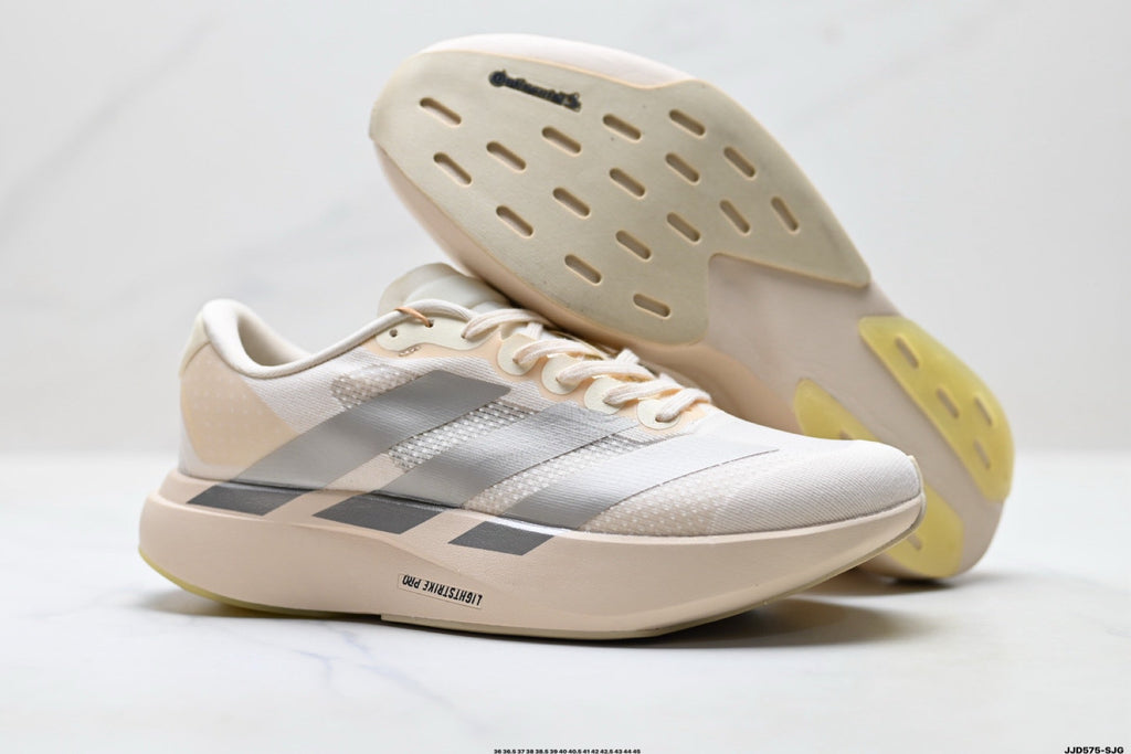 Exclusive Adidas K81801450 Unisex Running Shoes — White/Grey — Size EU 36 / US M4 / W5.5 / 23CM — Alternate View 14
