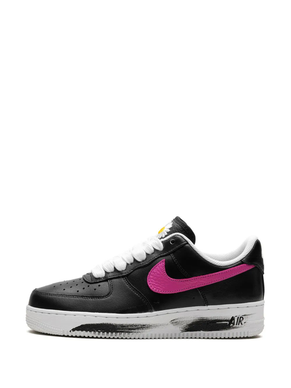 Exclusive Nike X Peaceminusone Air Force 1 Low Paranoise 3.0 Sneakers — Black — Size US M 11.5 - US W 13 — Detail View