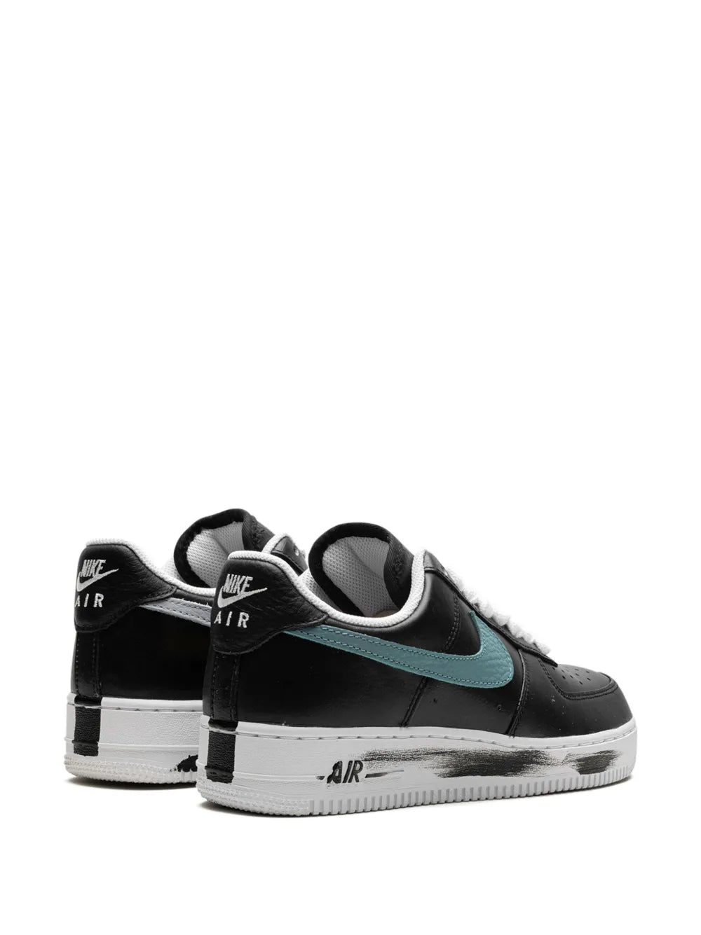 Exclusive Nike X Peaceminusone Air Force 1 Low Paranoise 3.0 Sneakers — Black — Size US M 11.5 - US W 13 — Back View