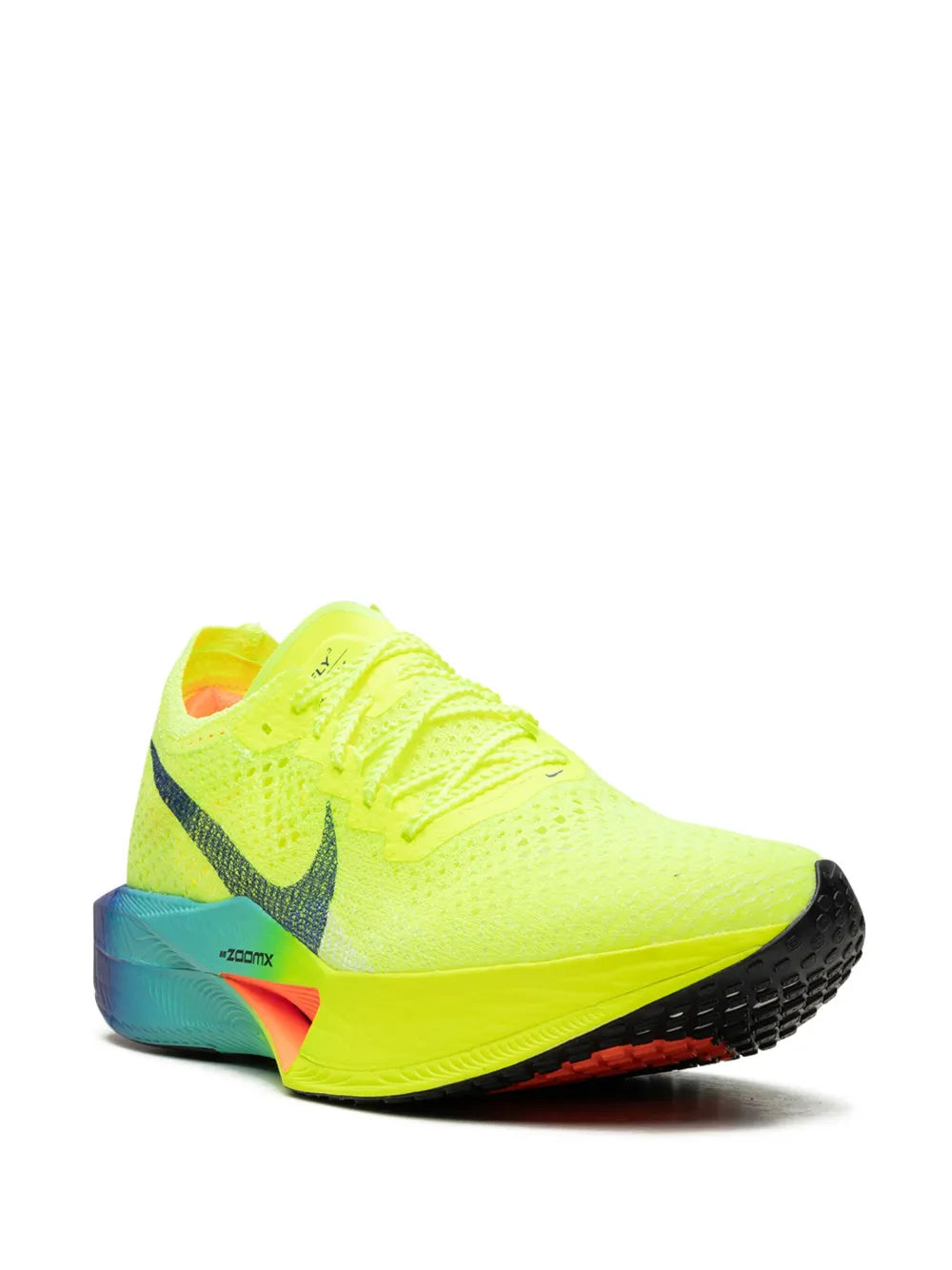 Exclusive Nike Vaporfly 3 Fast Pack Sneakers — Green — Size US M 11 - US W 12.5 — Side View