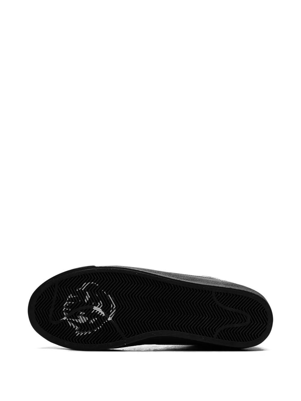 Exclusive Nike X Dancer Skateboards Sb Zoom Blazer Low Sneakers — Black — Size US M 4.5 - US W 6 — Top View
