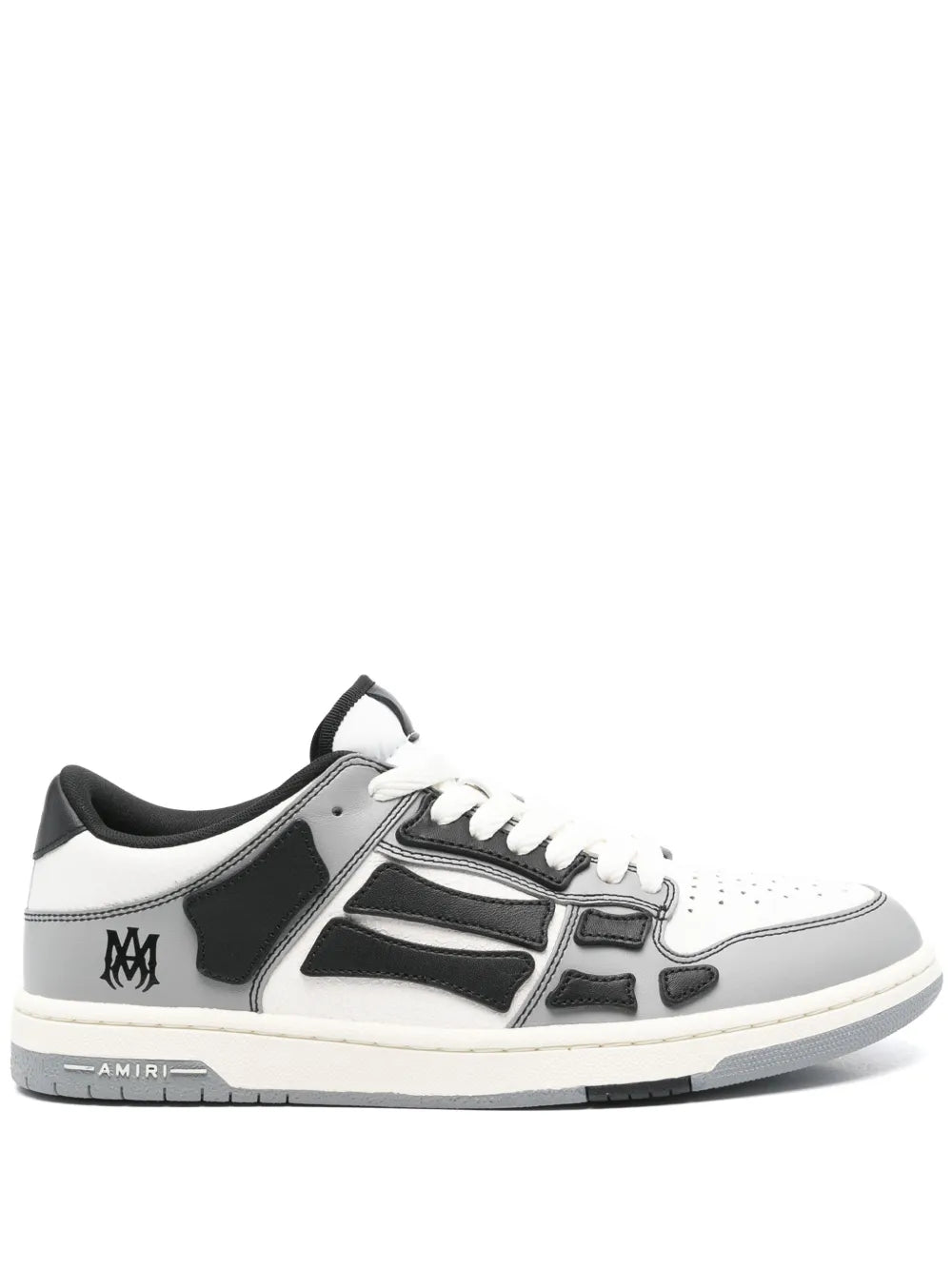 Exclusive Amiri Varsity Skel Sneakers — White — Size US M 10.5 - US W 12 — Front View