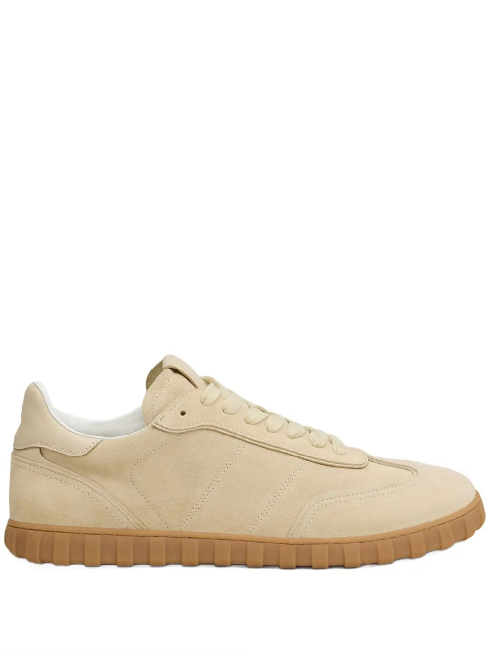 Exclusive Ami Paris Step Sneakers — Butter — Size US M 9.5 - US W 11 — Front View