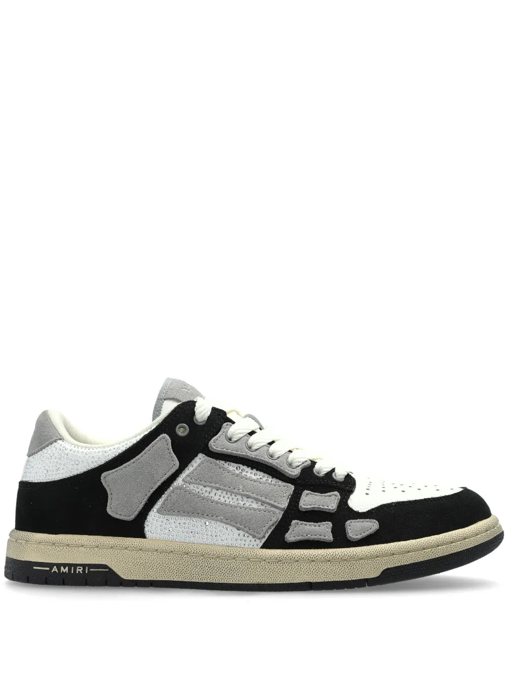 Exclusive Amiri Skel Top Sneakers — Black — Size US M 9 - US W 10.5 — Front View