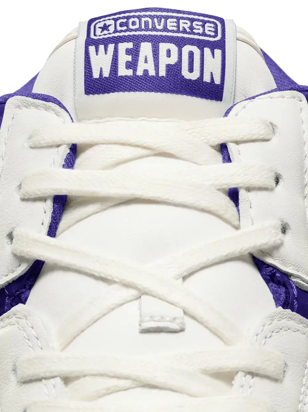 Exclusive Converse Weapon Sneakers — White — Size US M 6 - US W 7.5 — Detail View