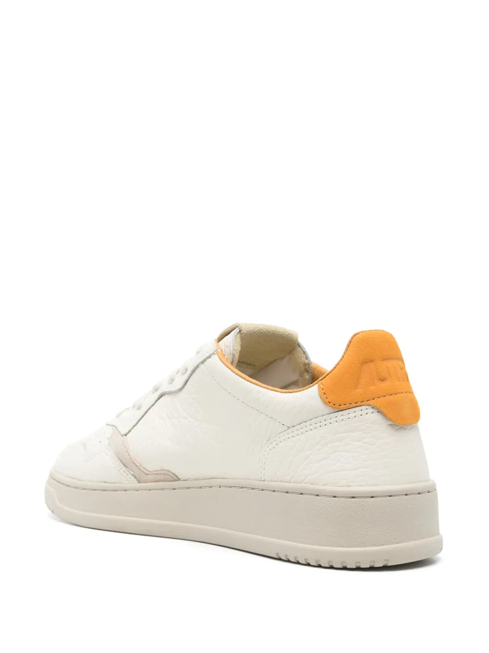 Exclusive Autry Medalist Sneakers — Light Beige — Size US M 6.5 - US W 8 — Back View