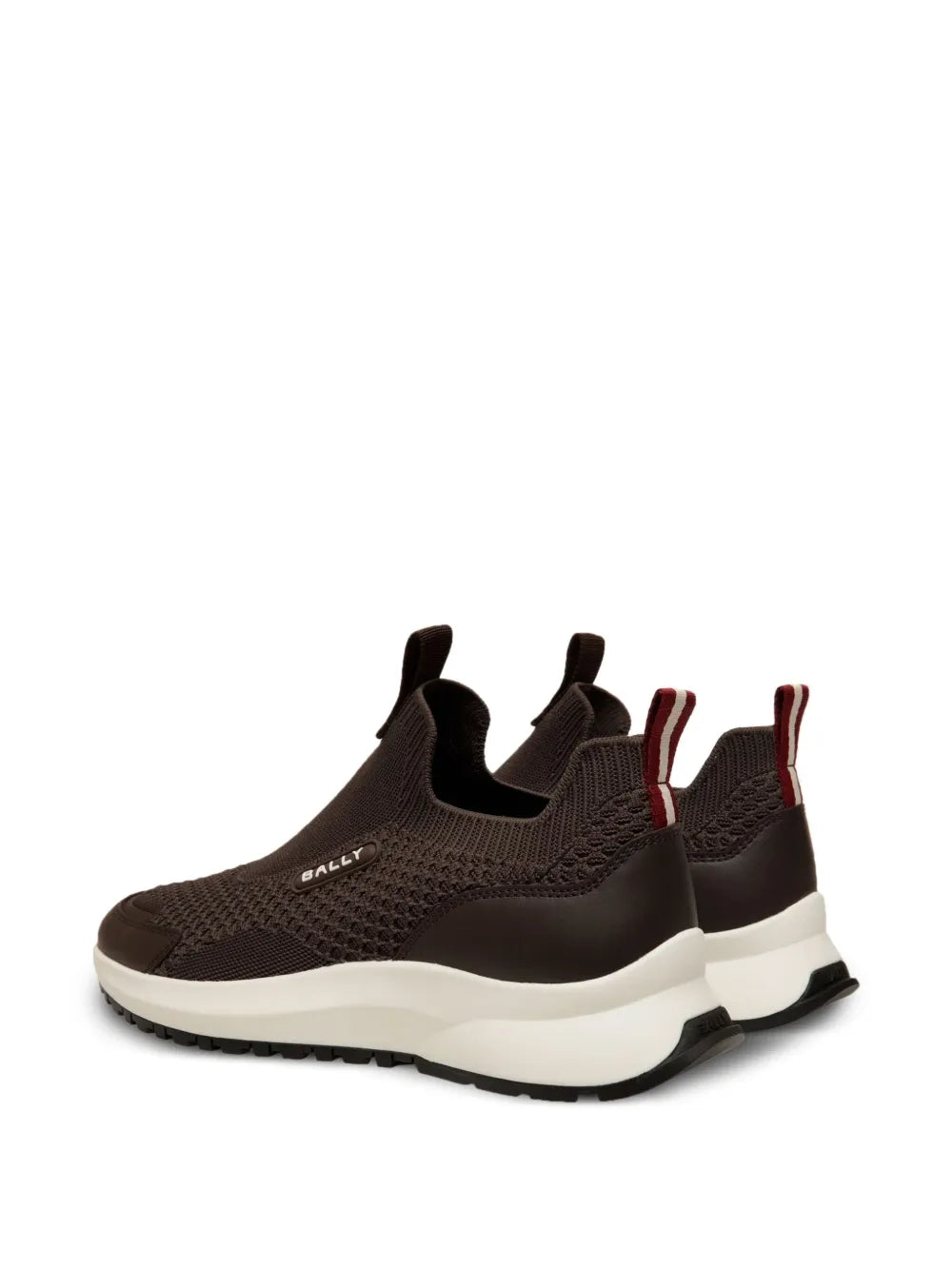 Exclusive Bally Outline Sneakers — Coffee Brown — Size US M 4.5 - US W 6 — Back View