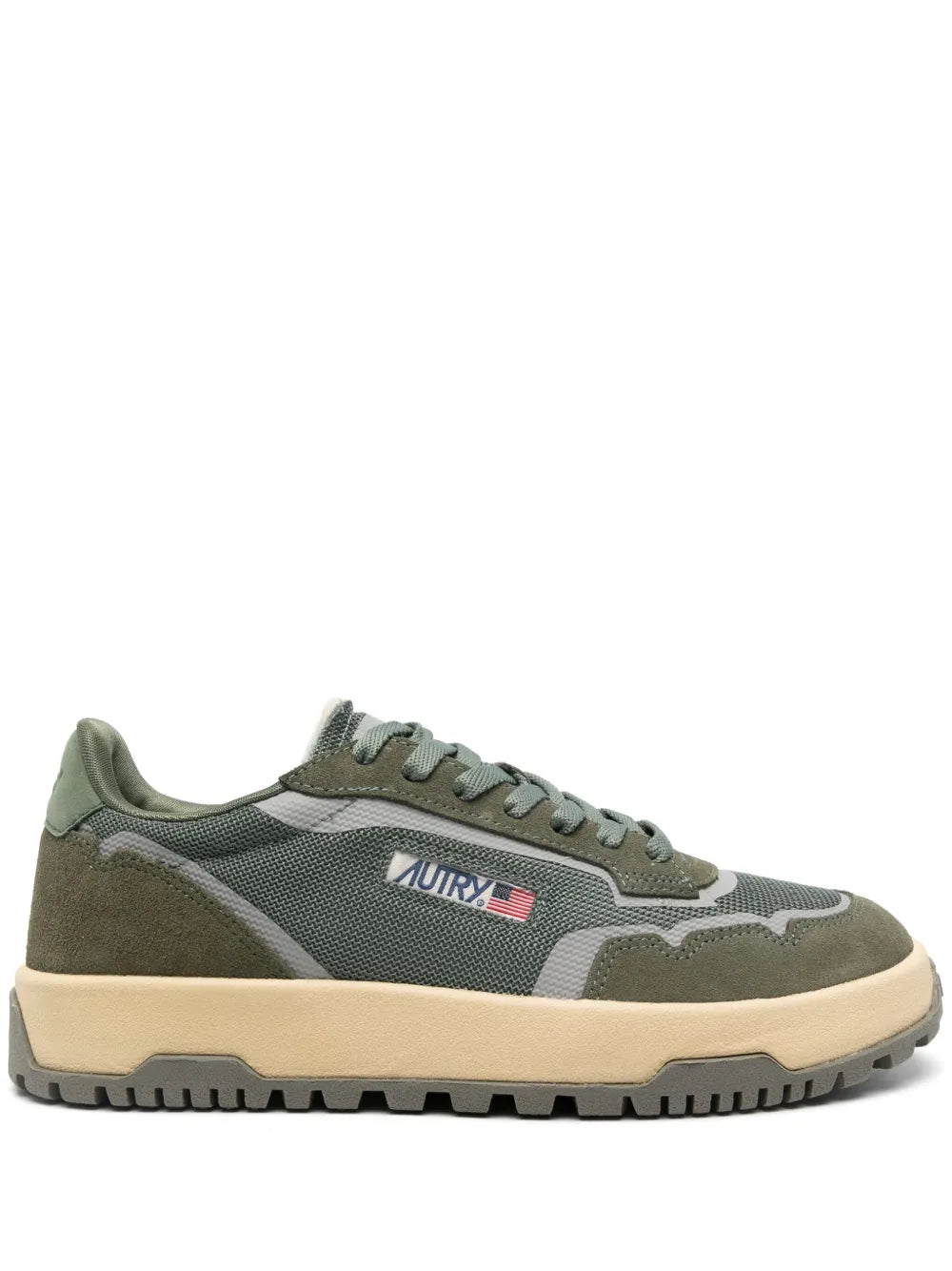 Exclusive Autry Wild Pace Sneakers — Fern Green — Size US M 4.5 - US W 6 — Front View