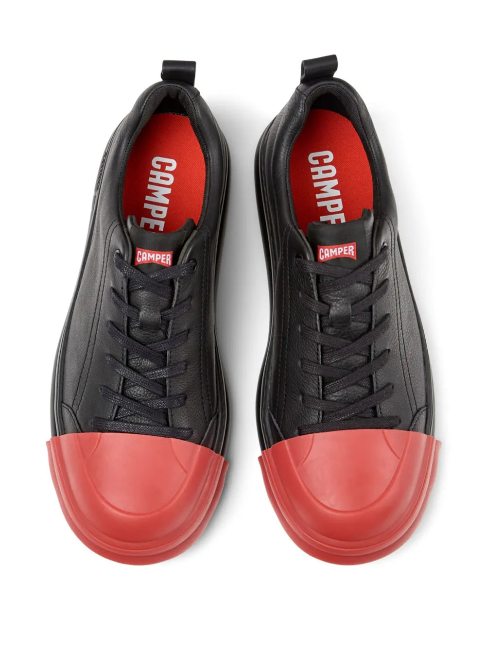 Exclusive Camper Junction Runner Sneakers — Black — Size US M 4.5 - US W 6 — Top View