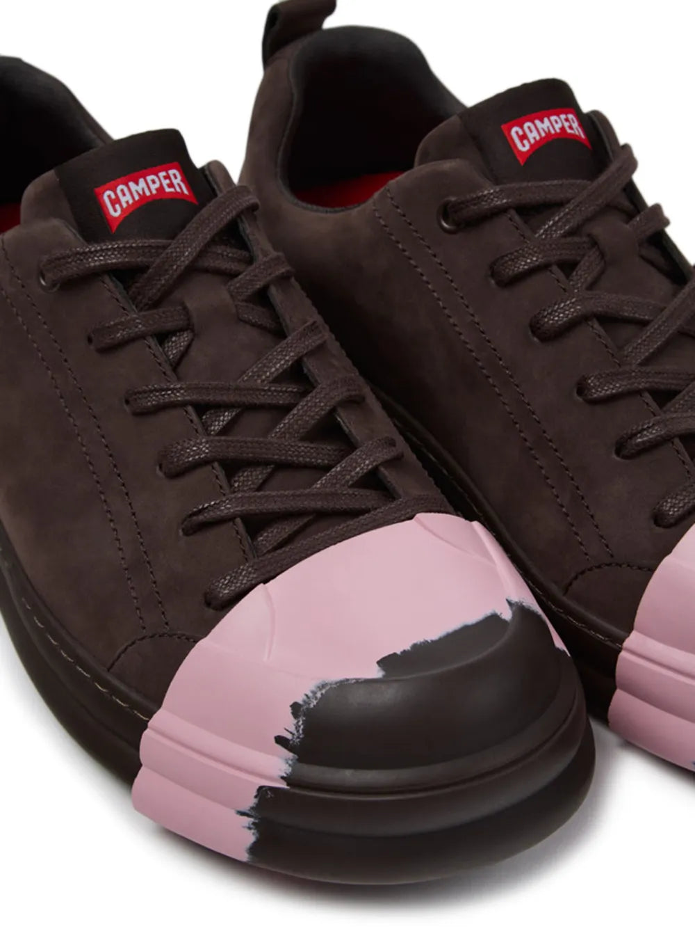 Exclusive Camper Junction Sneakers — Coffee Brown — Size US M 3.5 - US W 5 — Lifestyle View