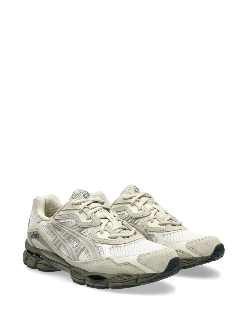 Exclusive Asics Gel-Nyc Sneakers — Almond Beige — Size US M 10.5 - US W 12 — Side View
