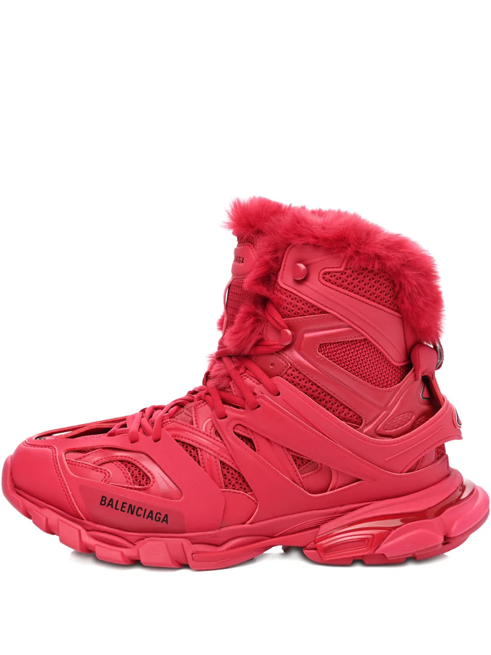 Exclusive Balenciaga Track Hike Sneakers — Raspberry Pink — Size US M 10 - US W 11.5 — Front View