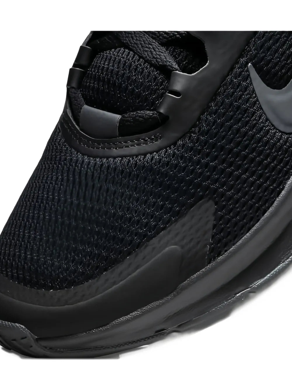 Exclusive Air Max Alpha Trainer 4 Black Sneakers — Black — Size US M 8.5 - US W 10 — Lifestyle View