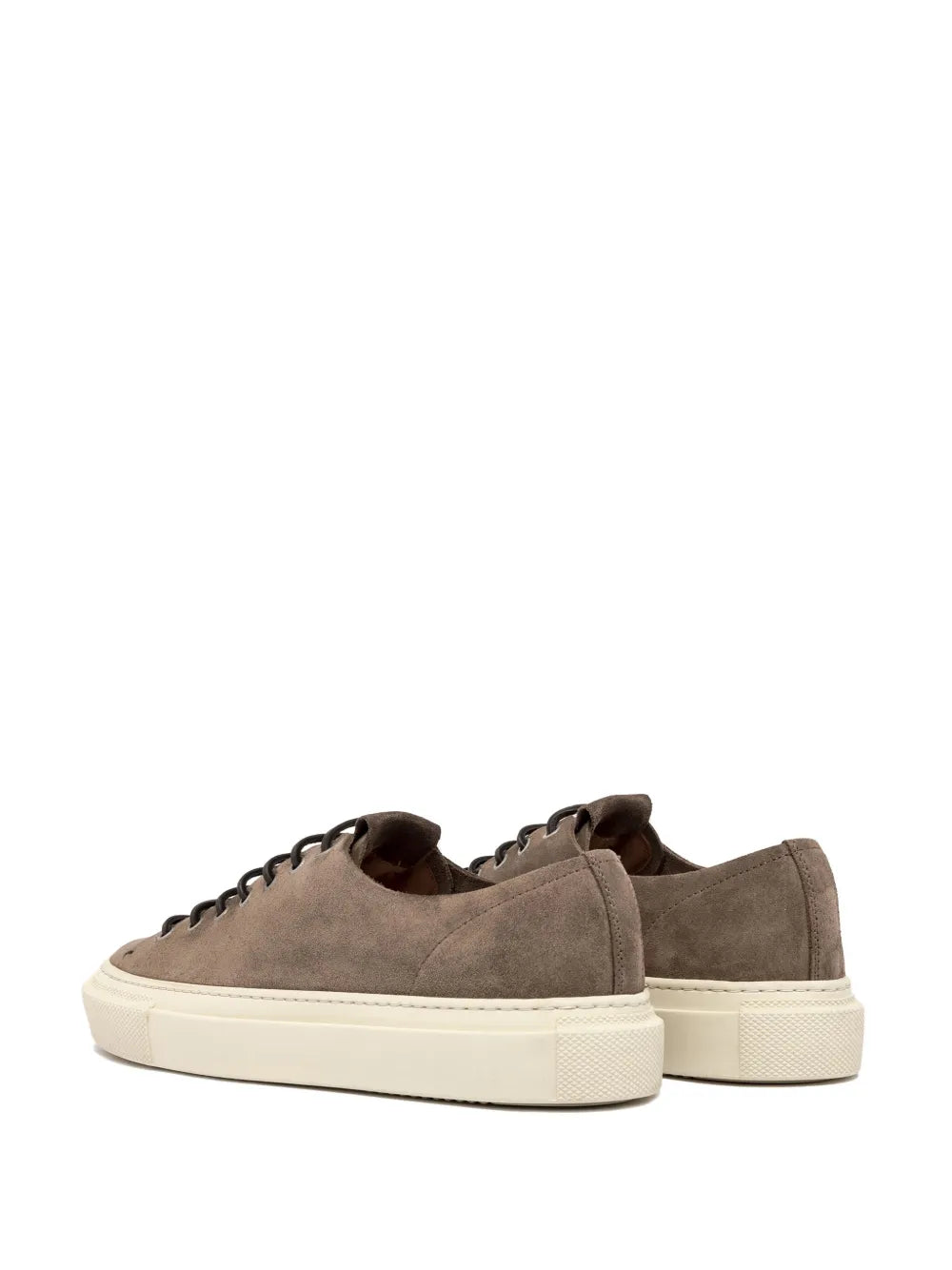 Exclusive Buttero Suede Sneakers — Brown — Size US M 7.5 - US W 9 — Back View