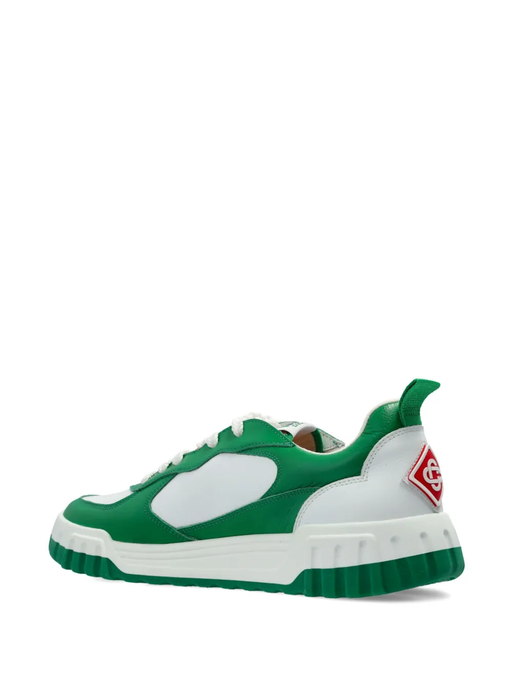 Exclusive Casablanca Court Sneakers — White — Size US M 10 - US W 11.5 — Back View