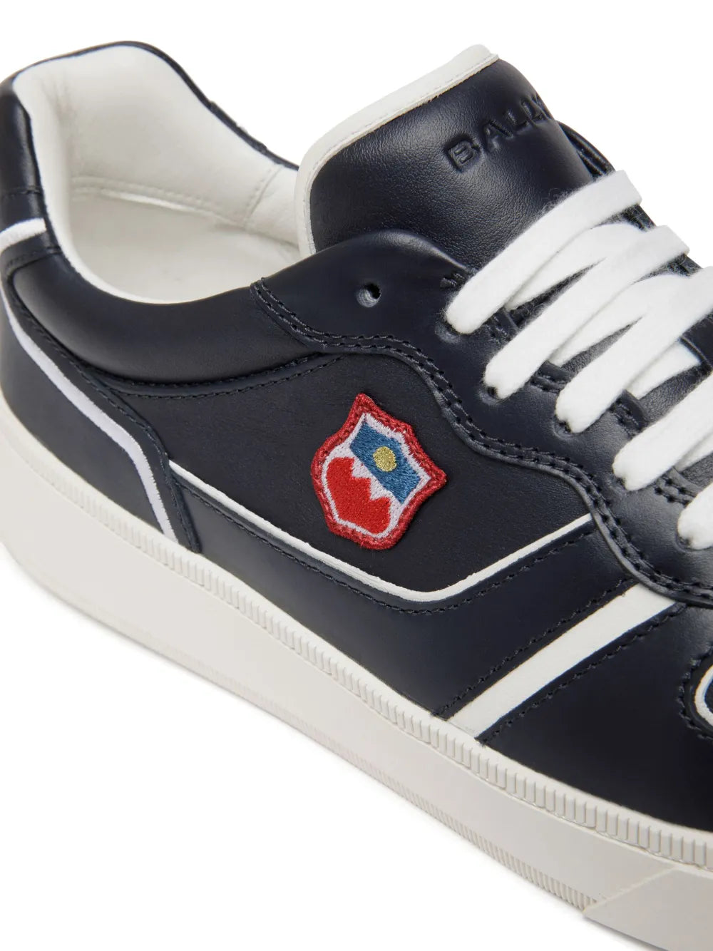 Exclusive Bally Raise Trainers — Blue — Size US M 7 - US W 8.5 — Detail View