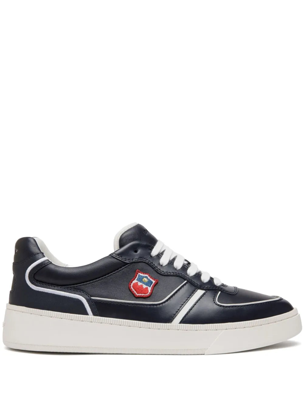 Exclusive Bally Raise Trainers — Blue — Size US M 7 - US W 8.5 — Front View