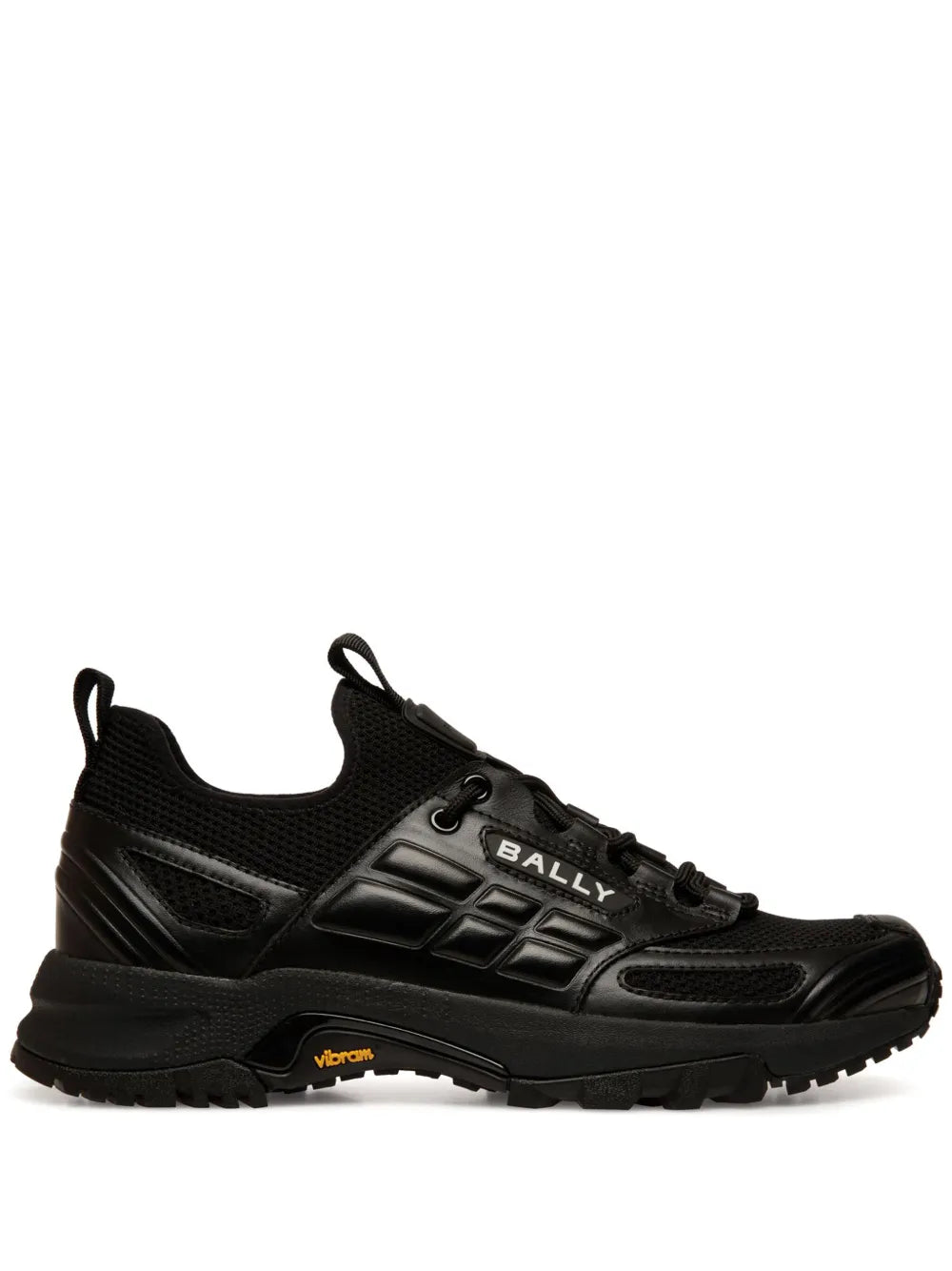 Exclusive Bally Faster Trainers — Black — Size US M 7.5 - US W 9 — Front View