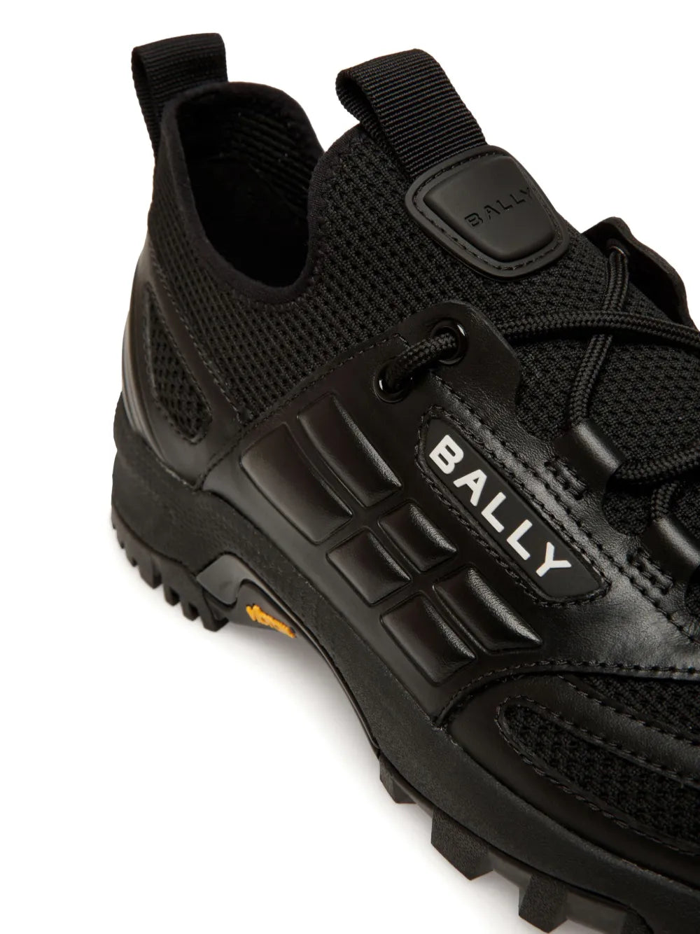 Exclusive Bally Faster Trainers — Black — Size US M 7.5 - US W 9 — Detail View