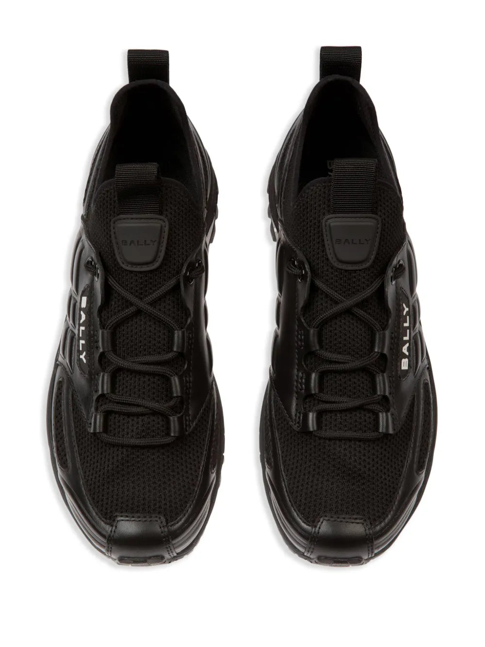 Exclusive Bally Faster Trainers — Black — Size US M 7.5 - US W 9 — Top View