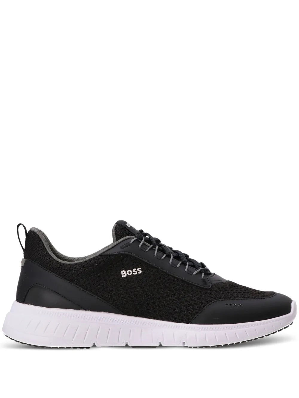 Exclusive Boss Ttnm Light Sneakers — Black — Size US M 10 - US W 11.5 — Front View