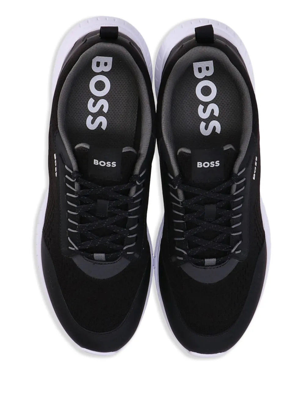 Exclusive Boss Ttnm Light Sneakers — Black — Size US M 10 - US W 11.5 — Top View