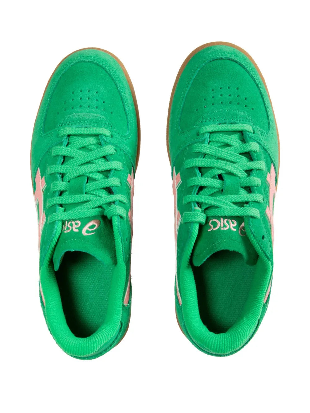 Exclusive Asics Skyhand Og Sneakers — Lime Green — Size US M 4 - US W 5.5 — Top View