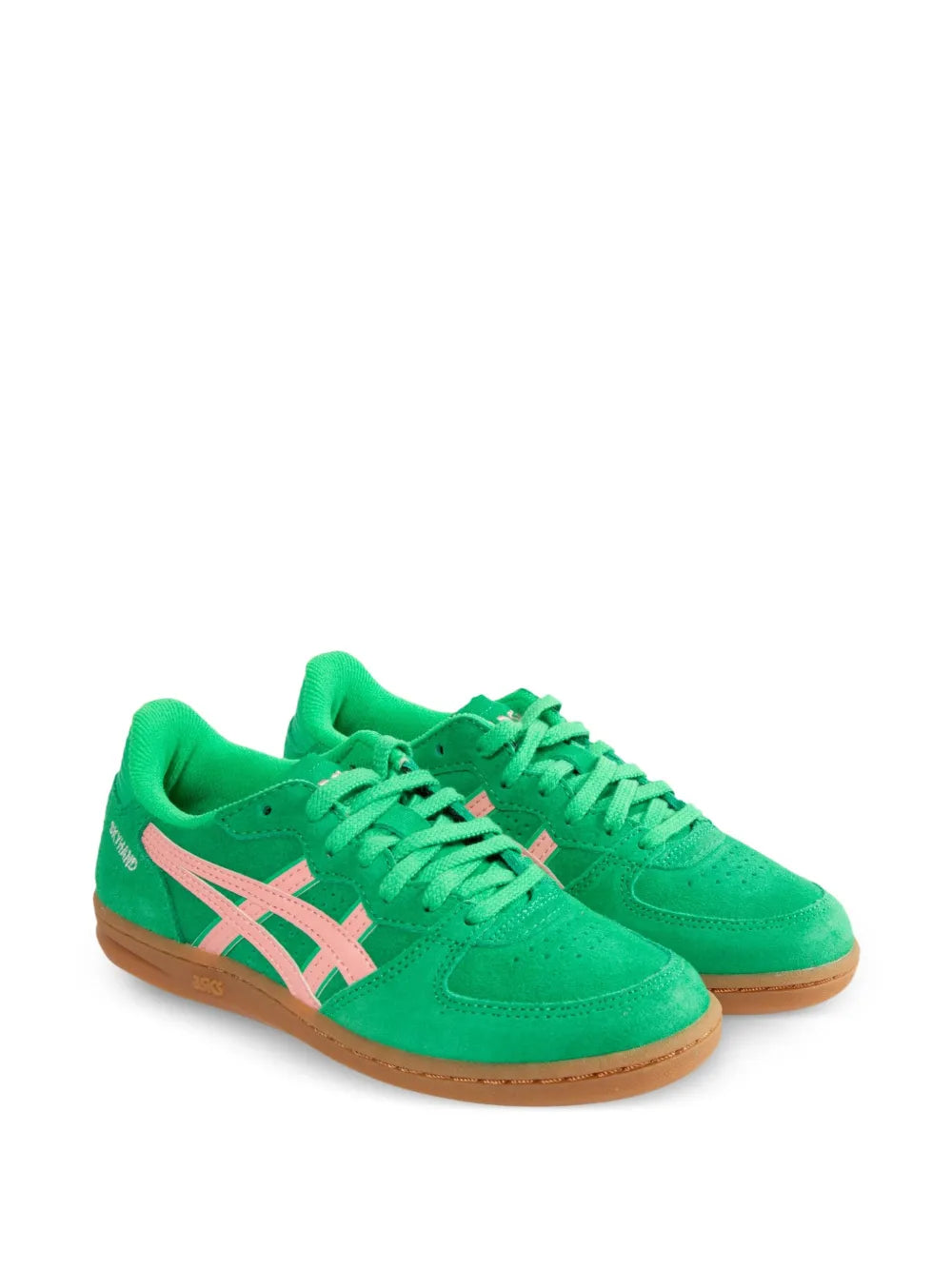 Exclusive Asics Skyhand Og Sneakers — Lime Green — Size US M 4 - US W 5.5 — Side View