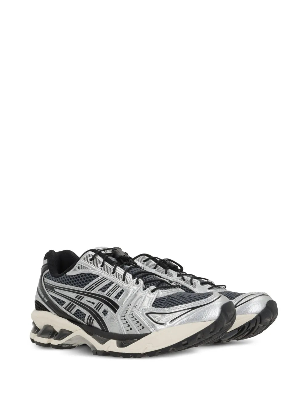 Exclusive Asics Kayano Sneakers — Ash Grey — Size US M 5 - US W 6.5 — Side View