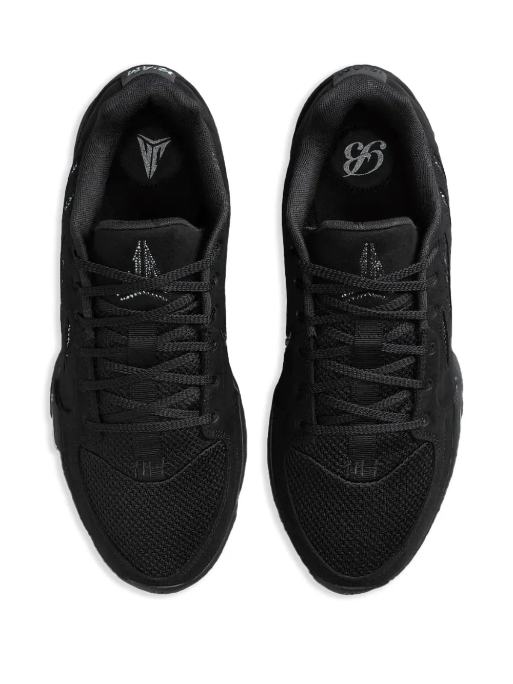 Exclusive Nike X Swarovski Ja 2 Black Label - Scratch Bling Sneakers — Black — Size US M 10.5 - US W 12 — Side View