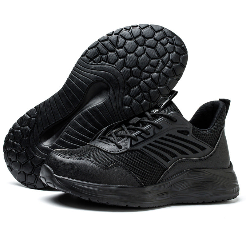 Exclusive Men's Pierce Proof Air Labor Shoes — FZ312 Black — Size 36 — Alternate View 7