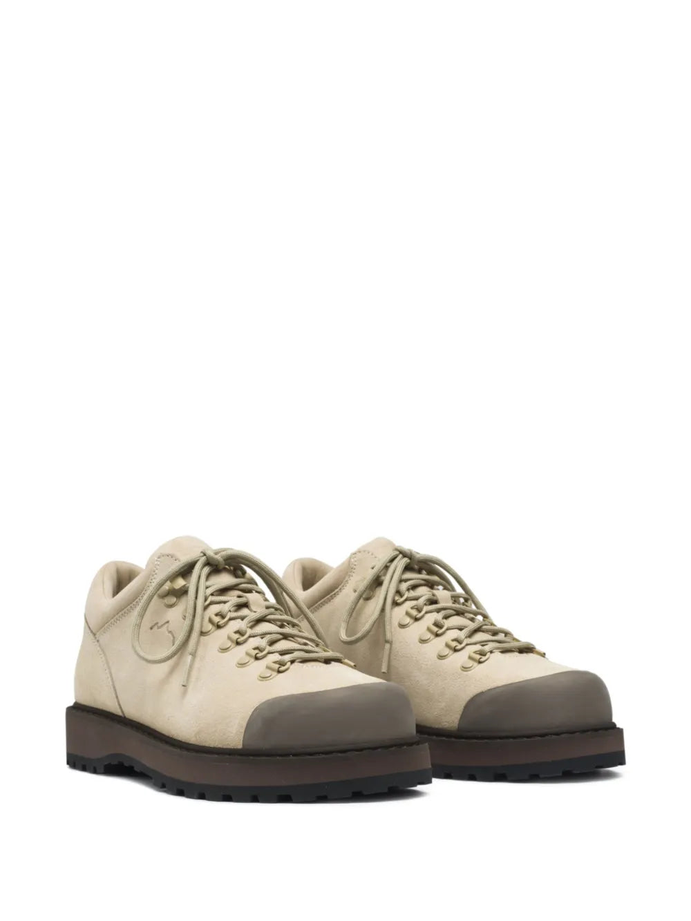 Exclusive Diemme Suede Sneakers — Light Beige — Size US M 6 - US W 7.5 — Side View