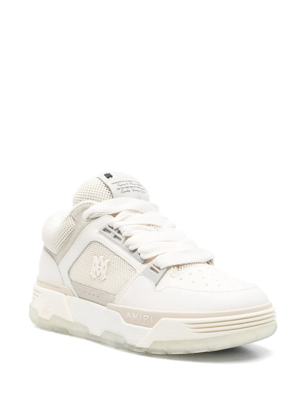 Exclusive Amiri Ma-1 Sneakers — White — Size US M 5.5 - US W 7 — Side View